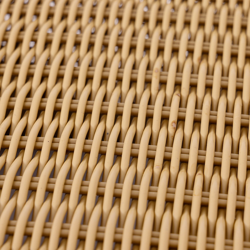 WYHS-T265 Rectangular Strip Round Rattan Baskets for Storage.