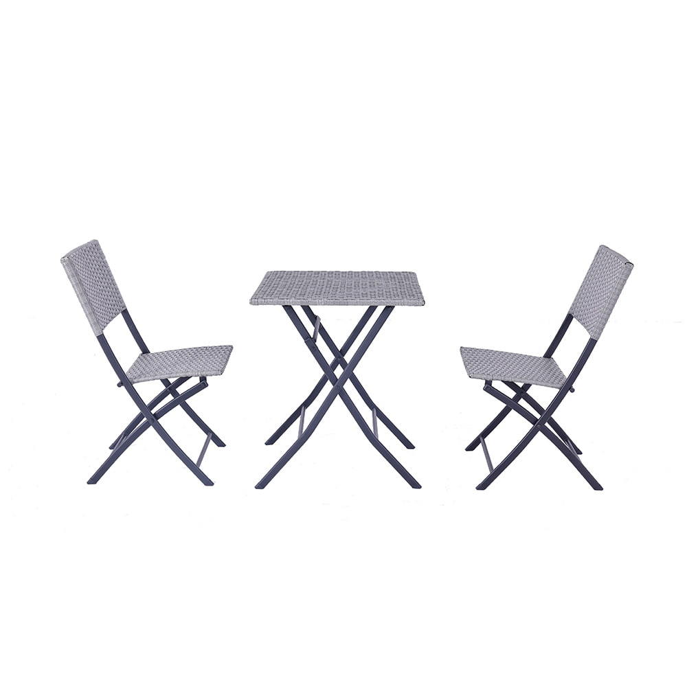WYHS-T219 3-Piece  Folding Dinning Chairs with a Detachable Table.