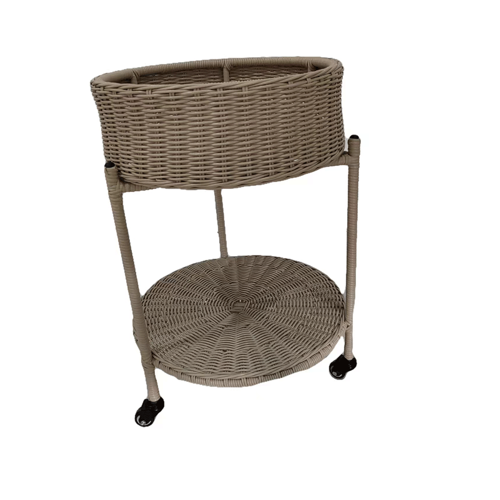 WYHS-T276 Three-legs Pulley Storage Basket for Living Room,Outdoor Space